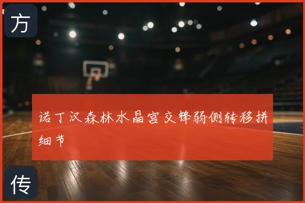 诺丁汉森林水晶宫交锋弱侧转移拼细节